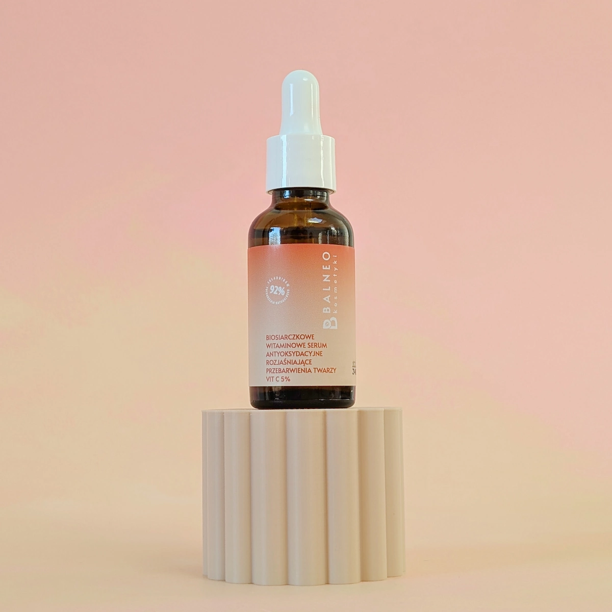 Balneokosmetyki Biosulphur Vitamin C 5% Brightening Face Serum – Anti-Oxidant & Pigmentation Care