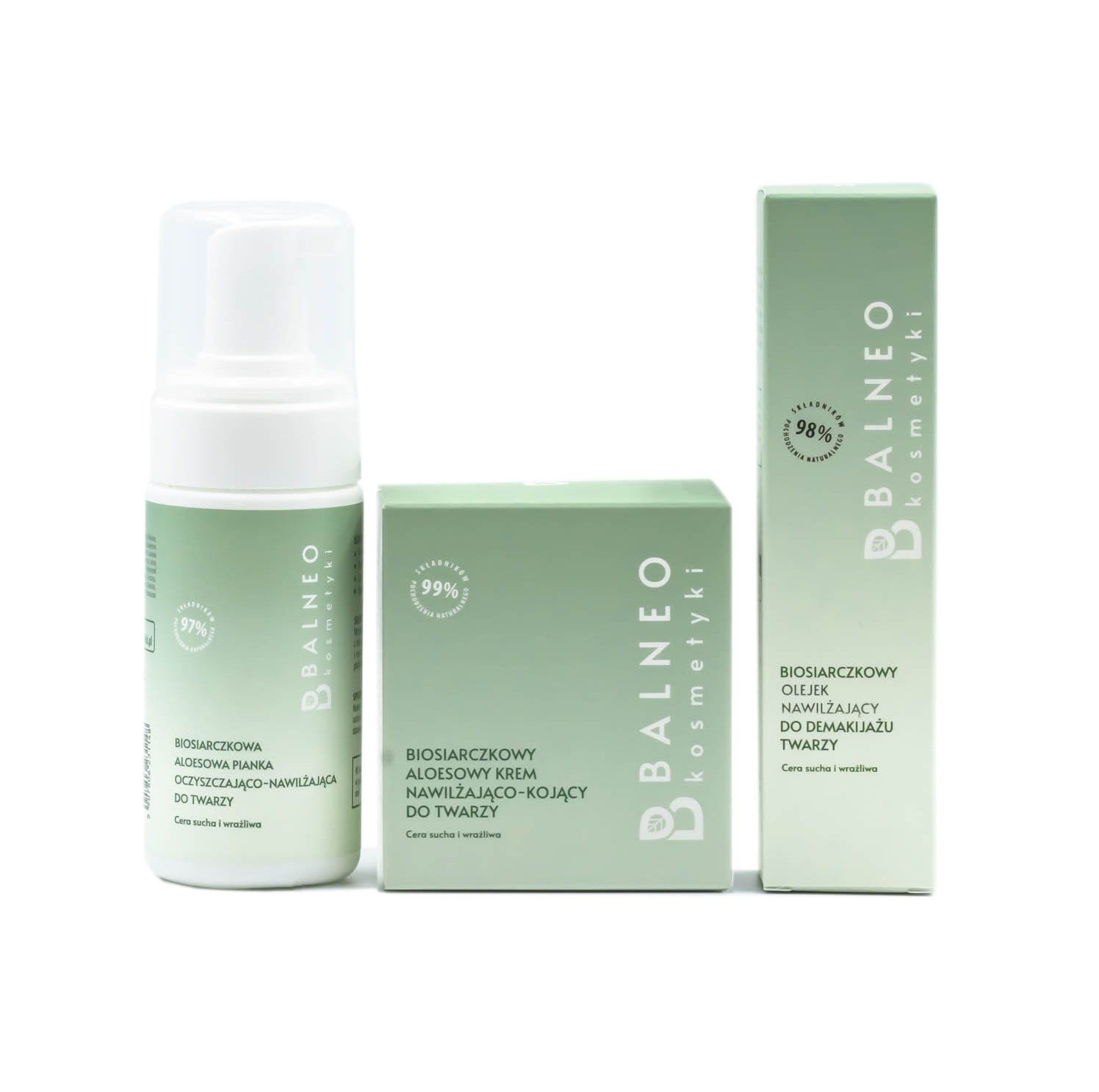 Bio-sulfur aloe soothing treatment set