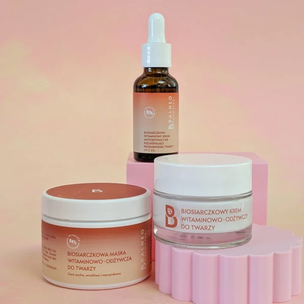 Balneokosmetyki Nourishing Mineral Skincare Set – Cream, Mask & Ampoules