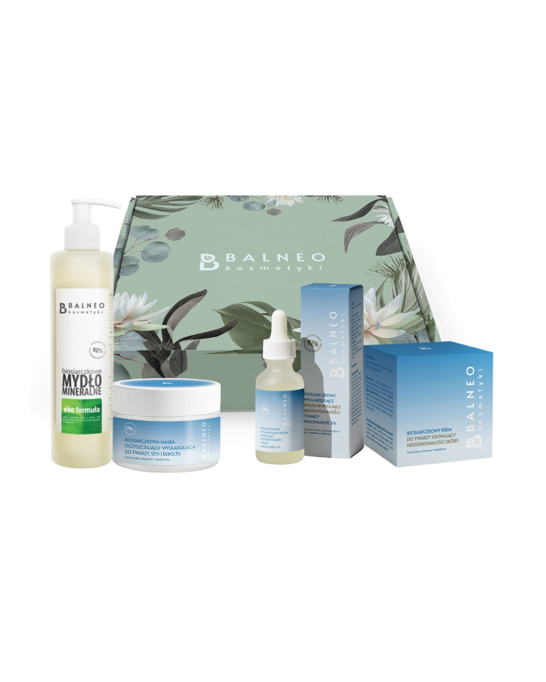 BALNEOKOSMETYKI — PURIFYING & SMOOTHING SKINCARE SET