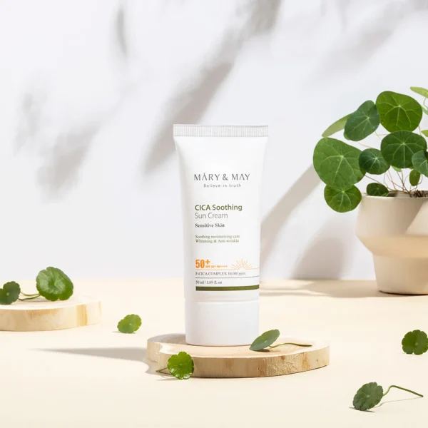 Mary & May CICA Soothing Sun Cream SPF50+ PA++++